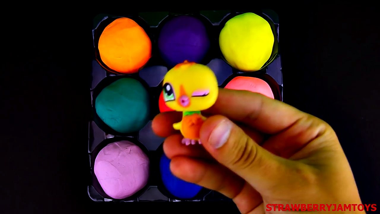 Cars 2 Play Doh Shopkins LPS Spongebob Minions Thomas and Friends Surprise Eggs StrawberryJamToys