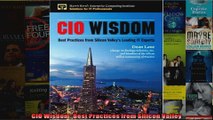 CIO Wisdom Best Practices from Silicon Valley