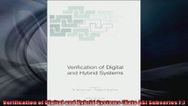 Verification of Digital and Hybrid Systems Nato ASI Subseries F