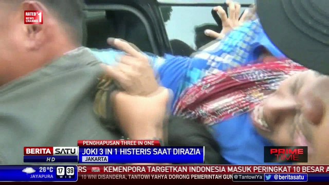 Joki 3 In 1 Histeris Saat Dirazia Petugas