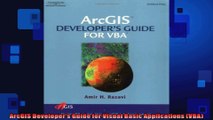 ArcGIS Developers Guide for Visual Basic Applications VBA