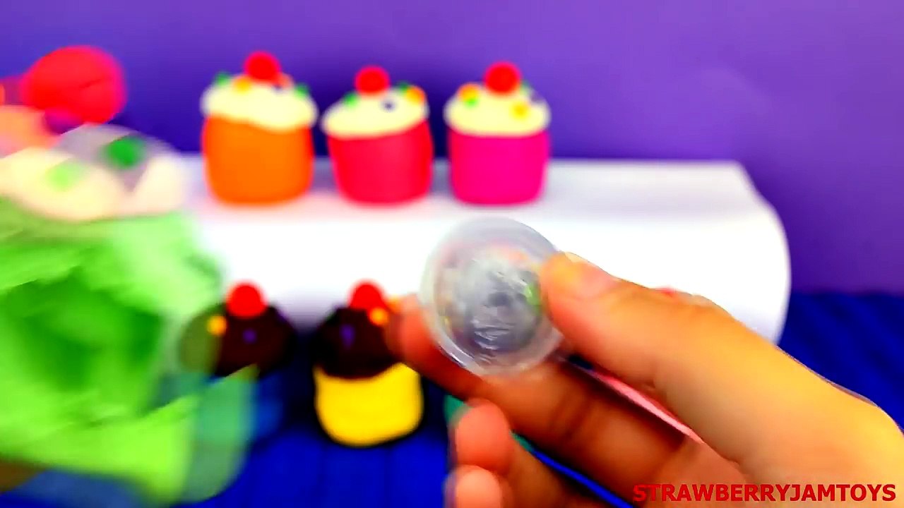 Play Doh Cupcakes Kinder Surprise Angry Birds Moshi Monsters Cars 2 Thomas and Friends Surprise Eggs