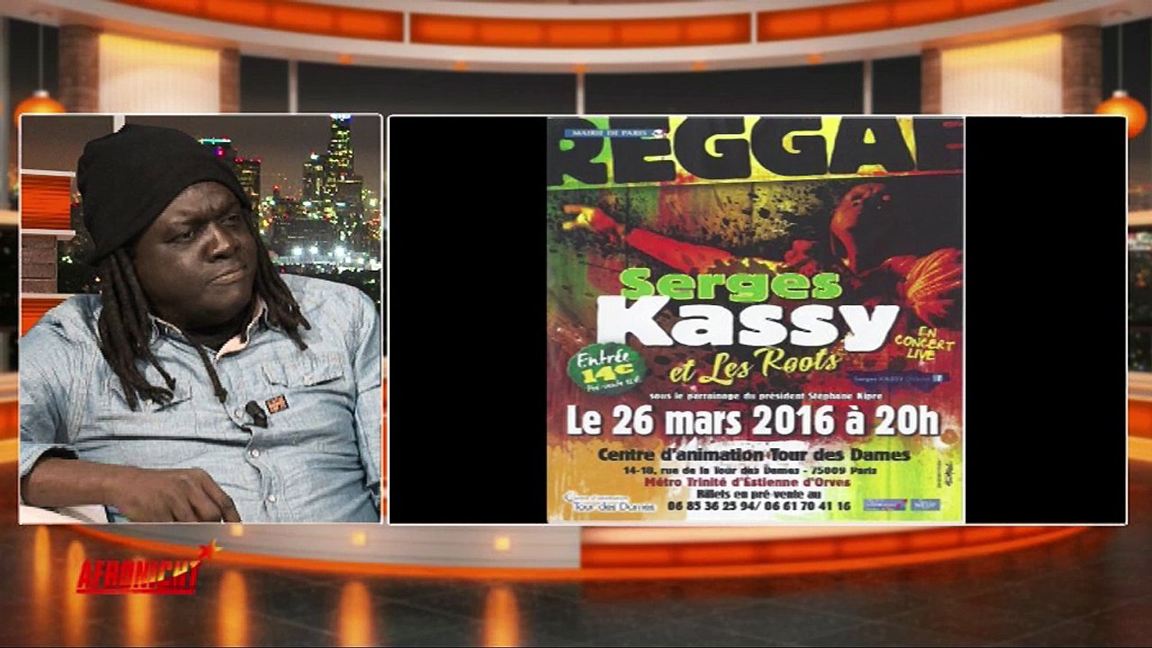 Afronight du 220316 avec Serges Kassy