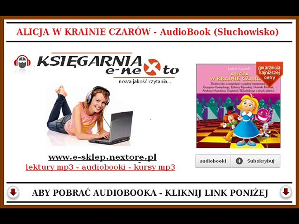ALICJA W KRAINIE CZARÓW (Słuchowisko MP3)