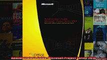 Administrators Guide Microsoft Project Server 2010