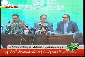 GEN Asim Bajwa and  Pervez Rasheed FULL Press Conference 29th March 2016