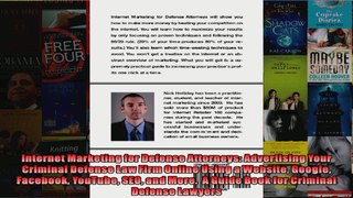 Internet Marketing for Defense Attorneys Advertising Your Criminal Defense Law Firm