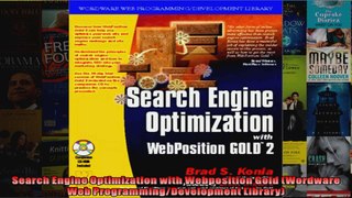 Search Engine Optimization with Webposition Gold Wordware Web ProgrammingDevelopment