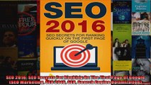 SEO 2016 SEO Secrets For Ranking On The First Page Of Google SEO Marketing SEO 2016 SEO