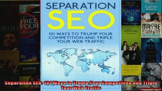 Separation SEO 101 Ways to Trump Your Competition and Triple Your Web Traffic