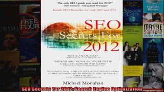SEO Secrets For 2012 Search Engine Optimization
