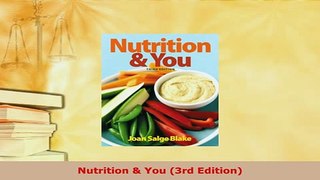 Download  Nutrition  You 3rd Edition Download Online