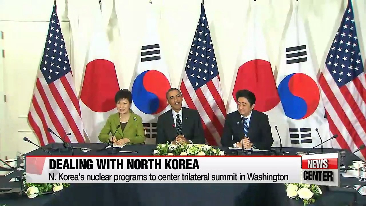 N. Korea's nuclear programs to center trilateral summit in Washington