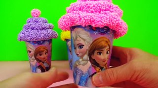 Play Foam Disney Frozen Surprise Cups Fashems Surprise Cups