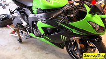 2013 Kawasaki NINJA 636 ZX6R with M4 GP style exhaust - Start-Up, idLe & Revving