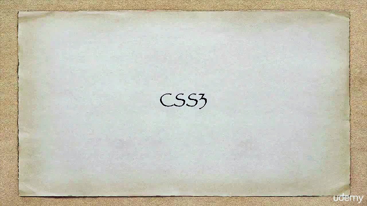 The CSS3 Section->HTML,CSS