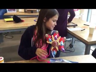 Little Girl Creates Her Own Glittery Prosthetic