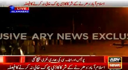 Protesters refuse to leave D Chowk