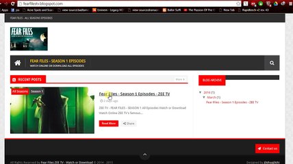 H0w T0 D0wnl0ad FearFiles ZEE TV Show