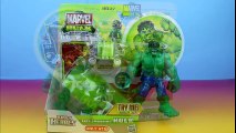Playskool Heroes Marvel Fist-Smashing Hulk picks up Mater tries to smash him Just4fun290