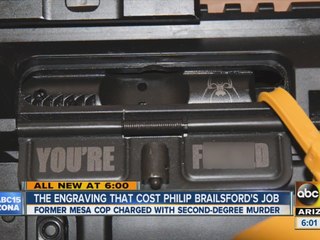 Mesa officer, who opened fire on unarmed man, in his own words