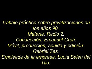 Micro radial "La actualidad en 10 minutos... O menos" - TP para la Facultad.