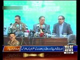 Information Minister Pervez Rasheed, DG ISPR Gen Asim Bajwa hold joint press conference