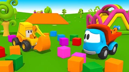 Leo the Truck Cartoons - Meet SKOOP! - Cartoons for Kids