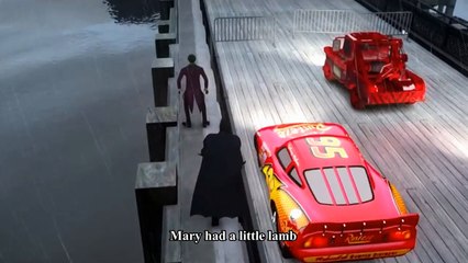 Spiderman Car For Kids - Mary had a Little Lamb - Pixar Custom Lightning McQueen