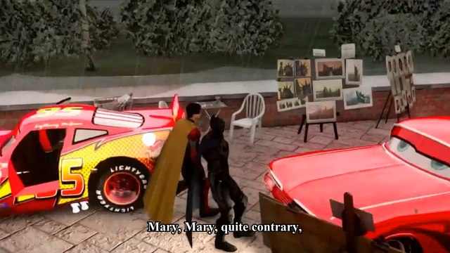 Spiderman Car For Kids - Mary Mary Quite Contrary - Pixar Custom Lightning McQueen