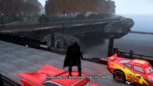 Cars Spiderman Nursery ♪ Peas porridge hot ♪ Disney Ramone for Batman Joker and Robin