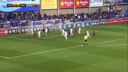 Barcelo x Real Madrid do sub-12 mandam tão bem quanto o profissional