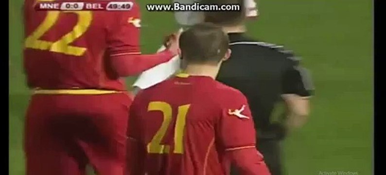 Fatos Beciraj hits Crosbar - Montenegro 0-0 Belarus 29-03-2016
