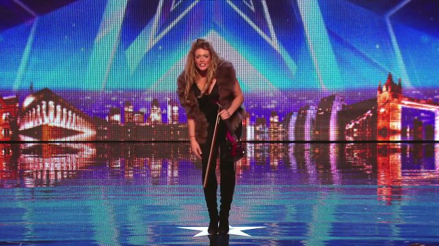Posh violinist Lettice Rowbotham gives the Judges something new Britains Got Talent 2014