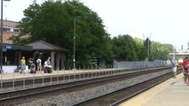 Amtrak #5 The California Zephyr Arriving in Naperville, IL