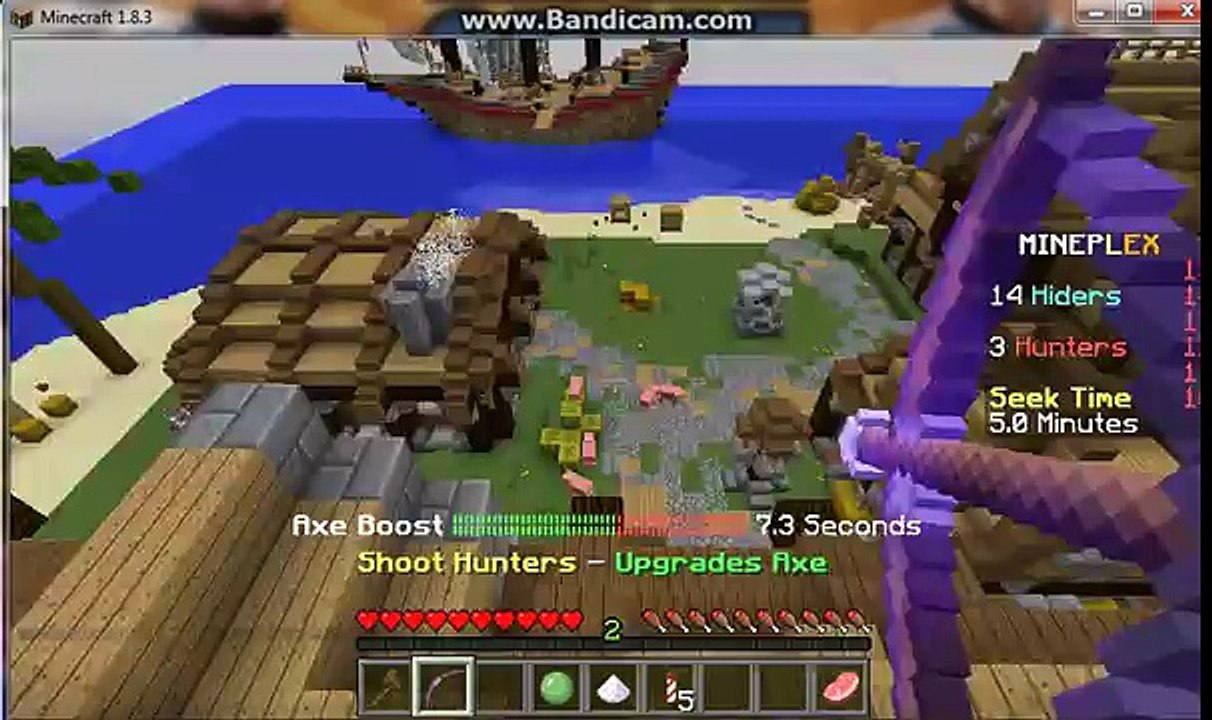 Minecraft Block hunt on the mineplex server