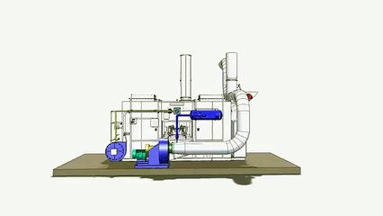 Regenerative Thermal Oxidizer (RTO), 8000 SCFM (12,500 NCMH) System