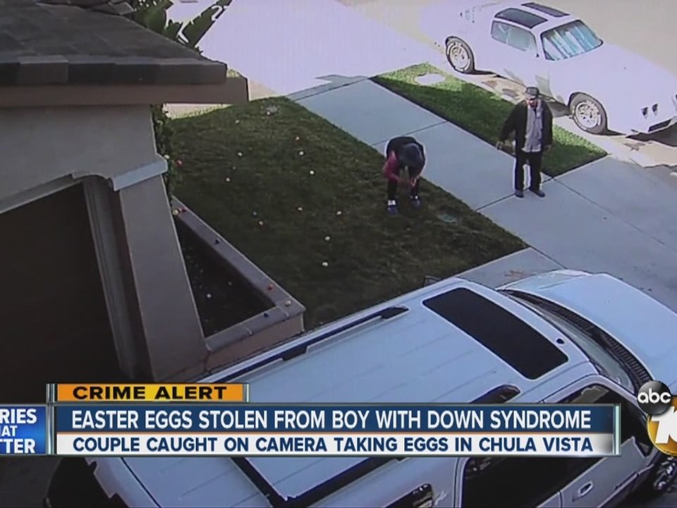 Easter eggs stolen from boy with Down syndrome