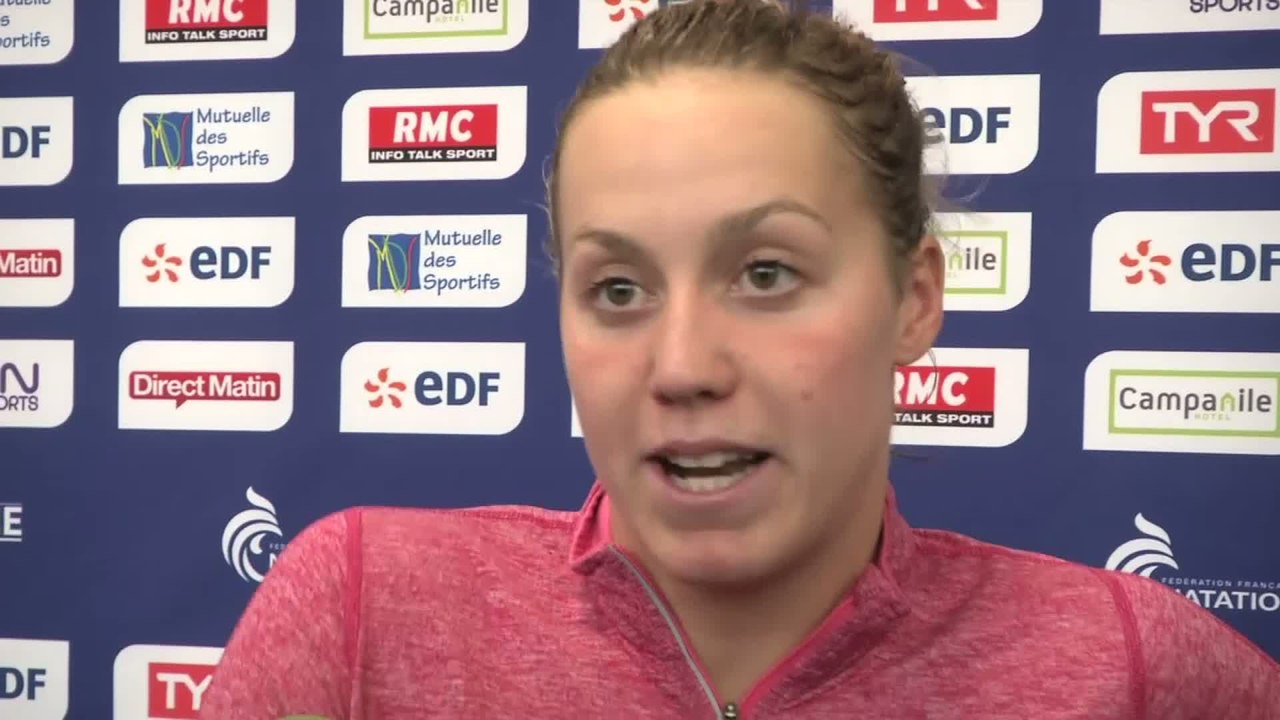 Natation - ChF (F) - 400m 4 nages : Grangeon «Je fais mon record de France de près d'une seconde»