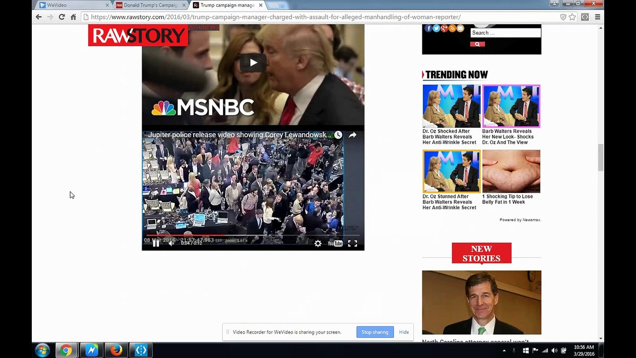 Donald Trump's Campaign Manager Charged With Batte