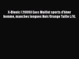 X-Bionic I 20093 Eacc Maillot sports d'hiver homme manches longues Noir/Orange Taille L/XL