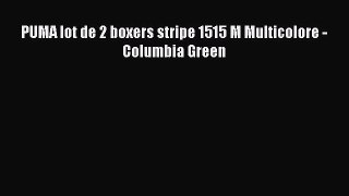 PUMA lot de 2 boxers stripe 1515 M Multicolore - Columbia Green