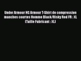 Under Armour HG Armour T-Shirt de compression manches courtes Homme Black/Risky Red FR : XL