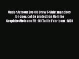 Under Armour Evo CG Crew T-Shirt manches longues col de protection Homme Graphite/Volcano FR
