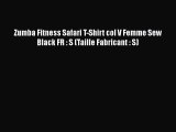Zumba Fitness Safari T-Shirt col V Femme Sew Black FR : S (Taille Fabricant : S)