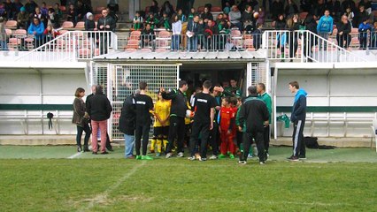 FINALE U9 ENTREE DES JOUEURS