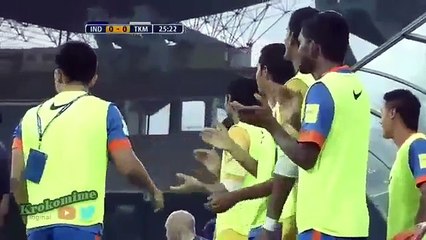 India vs Turkmenistan 1-2 All Goals & Highlights HD 29-03-2016