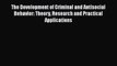[PDF] The Development of Criminal and Antisocial Behavior: Theory Research and Practical Applications