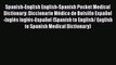 Read Spanish-English English-Spanish Pocket Medical Dictionary: Diccionario Médico de Bolsillo