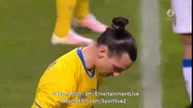 Zlatan Ibrahimović Fantastic Chance - Sweden 0-0 Czech Republic